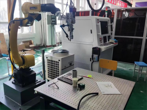 Sunic 2000W 3000W 6000W Automatic 6 Axis Robot Arm Fiber Laser Robotic Welding Machine For Corner Welding Laser Welders