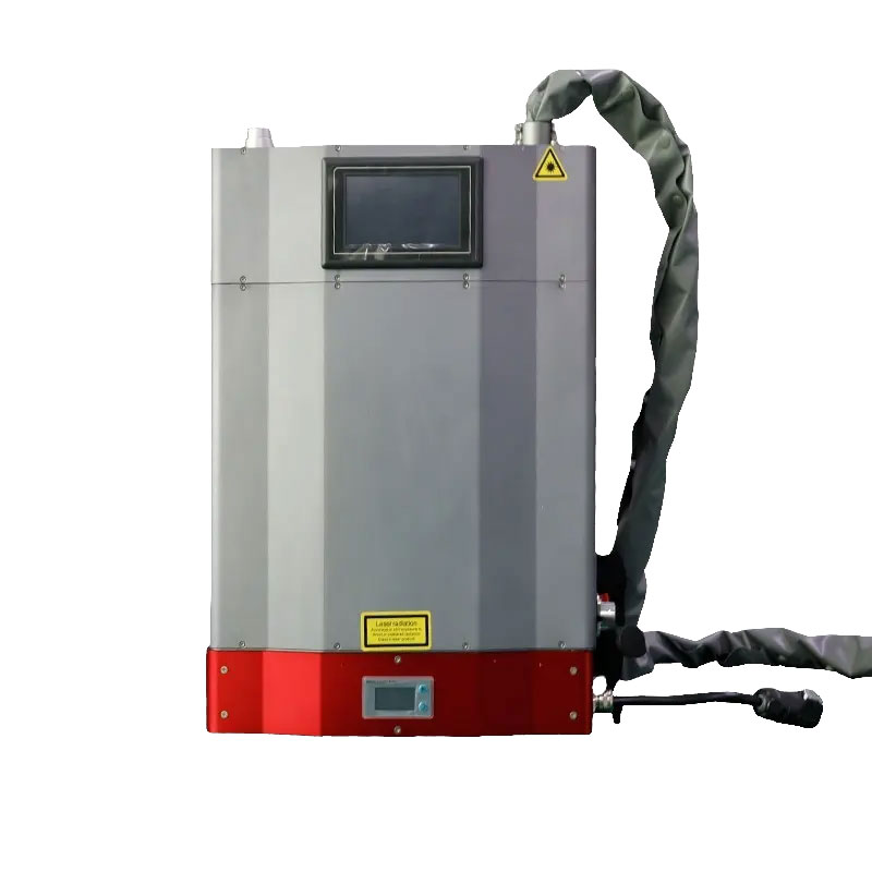 High Quality Backpack 200w 100w Carbon Steel Metal Rust Removal Fiber Laser Cleaning Machine