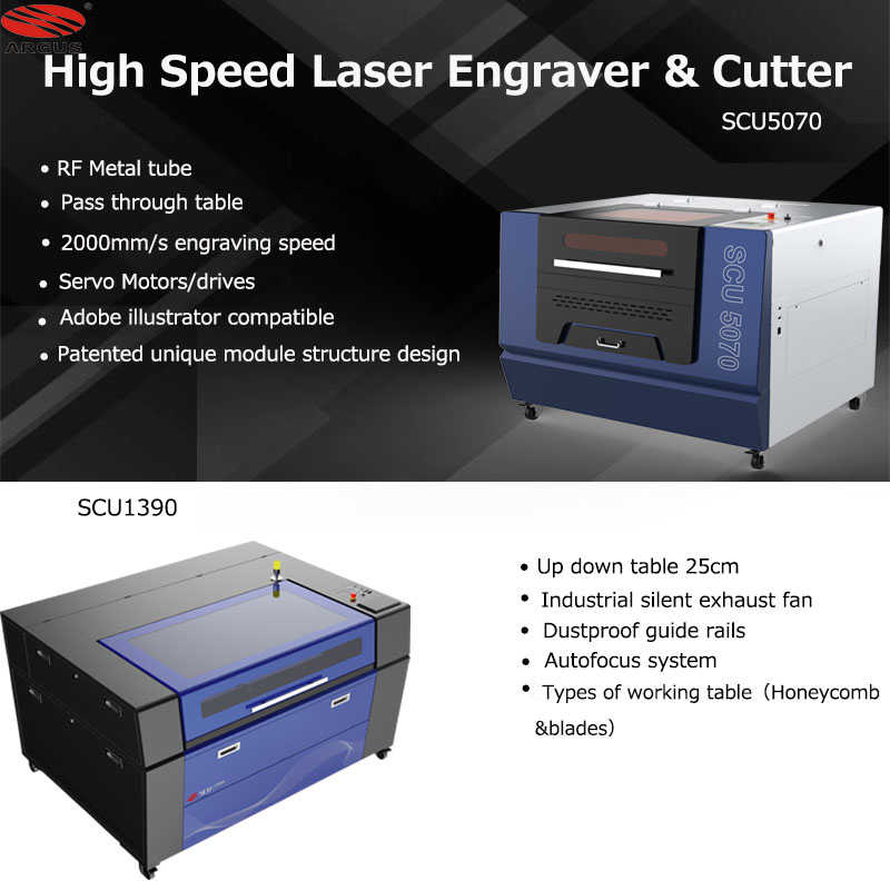 ARGUS Invitiona Glitter Paper Pop Up Cards Co2 Laser Cutting Machine 5070 Co2 Laser Engraving Machine 