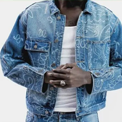 denim laser engraving
