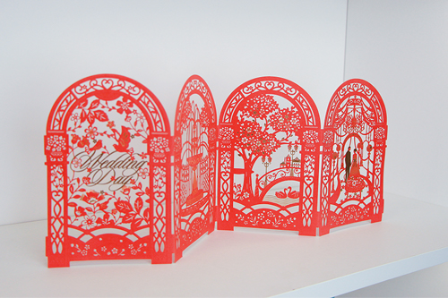 3D Wedding Card