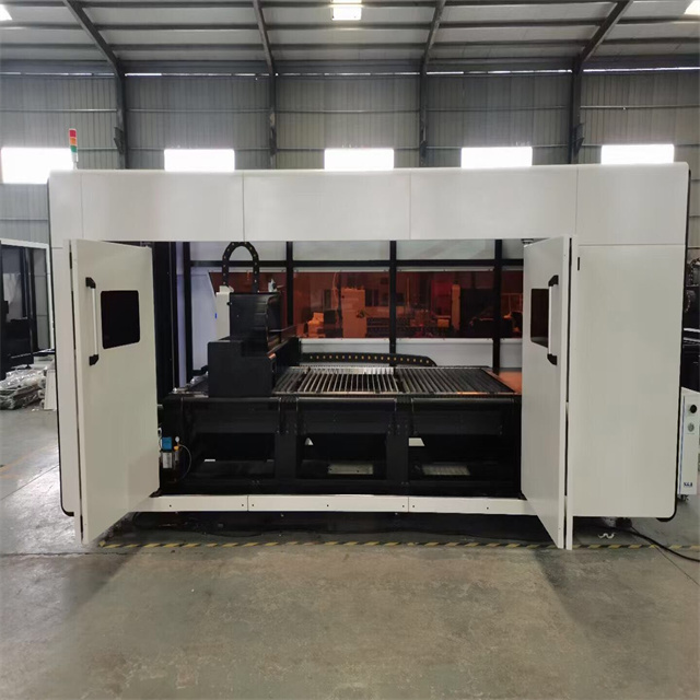 4000w Full Enclosed Metal Fiber Laser Cutting Machine 