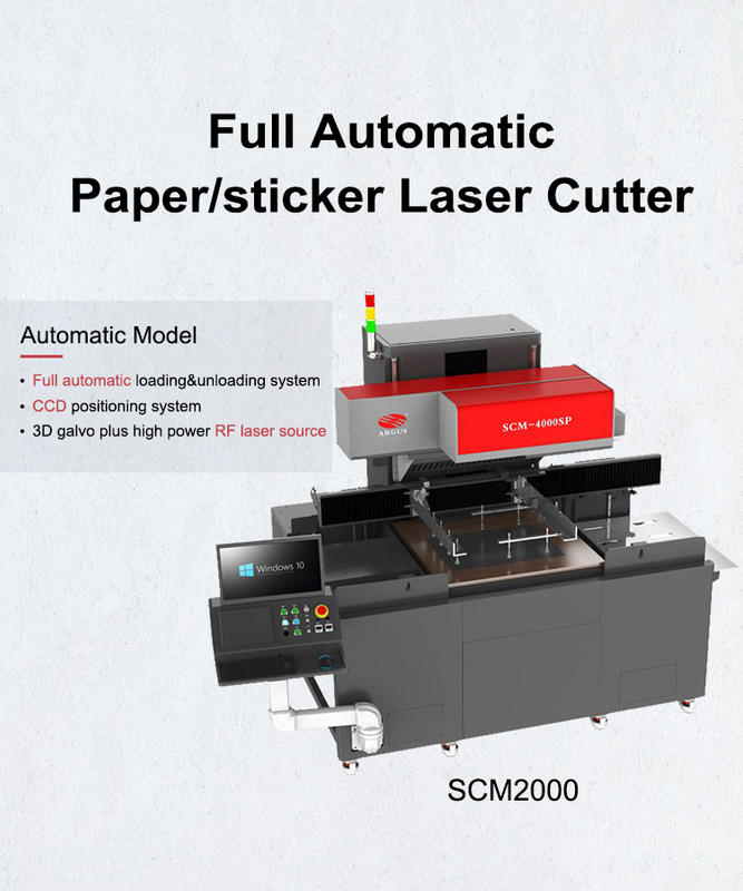 Argus 3D Dynamic laser marking machine for Paper industry engraving cutting solution with 3D Dynamic Focus