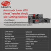 ARGUS Automatic Laser Die-Cutting Machine 250W for Sticker Equipped with Feeding And Reeling Functions SCM2000