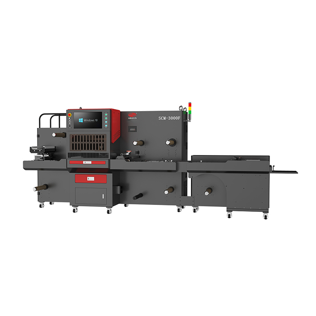 ARGUS Automatic Laser Die-Cutting Machine 250W for Sticker Equipped with Feeding And Reeling Functions SCM2000