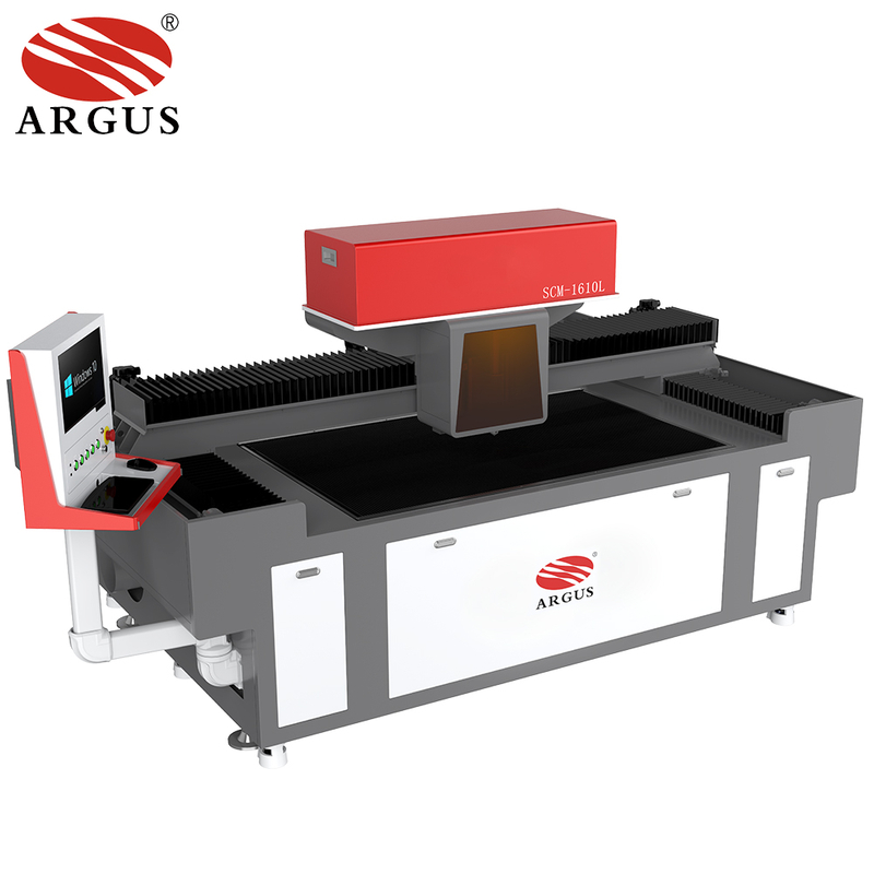 ARGUS High-Speed CO2 Laser Marking And Cutting Machine for Leather Perforation 250w Large Format Fabric Cutting