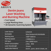 ARGUS High Speed Scanner CO2 Laser Engraving for Denim Jeans SCM3000 Laser Marking Machine Printing Pattern