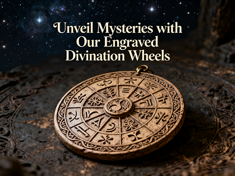 Unveil Mysteries with Our Engraved Divination Wheels