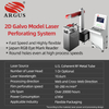 ARGUS Laser Perforation Machine for Packaging Industry Easy Tearing Line dynamic laser marking solution
