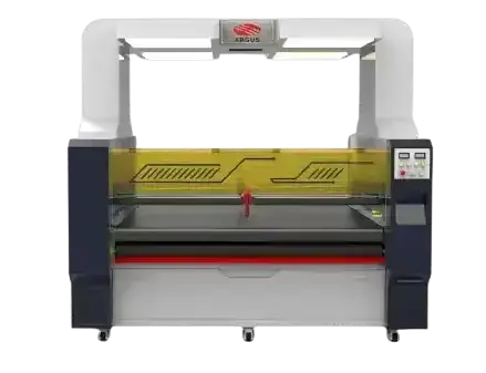 ARGUS Fabric Laser Cutter with Auto Feeding System Large Vision Laser Cutting Machines for Fabric Sublimation Textile Cutter