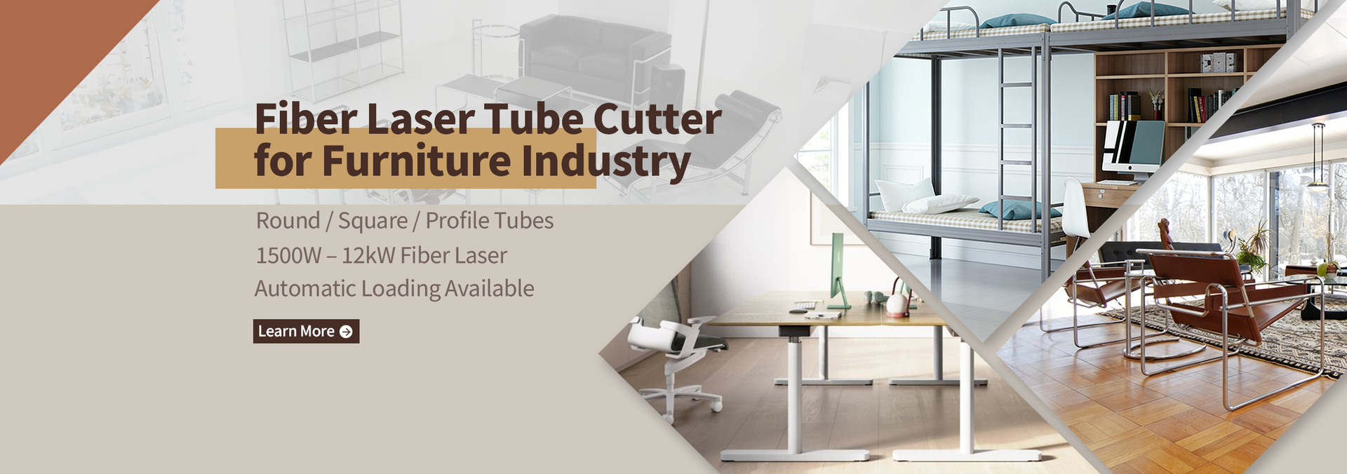  Fiber Laser Tube Cutting Solutions for the Furniture Industry