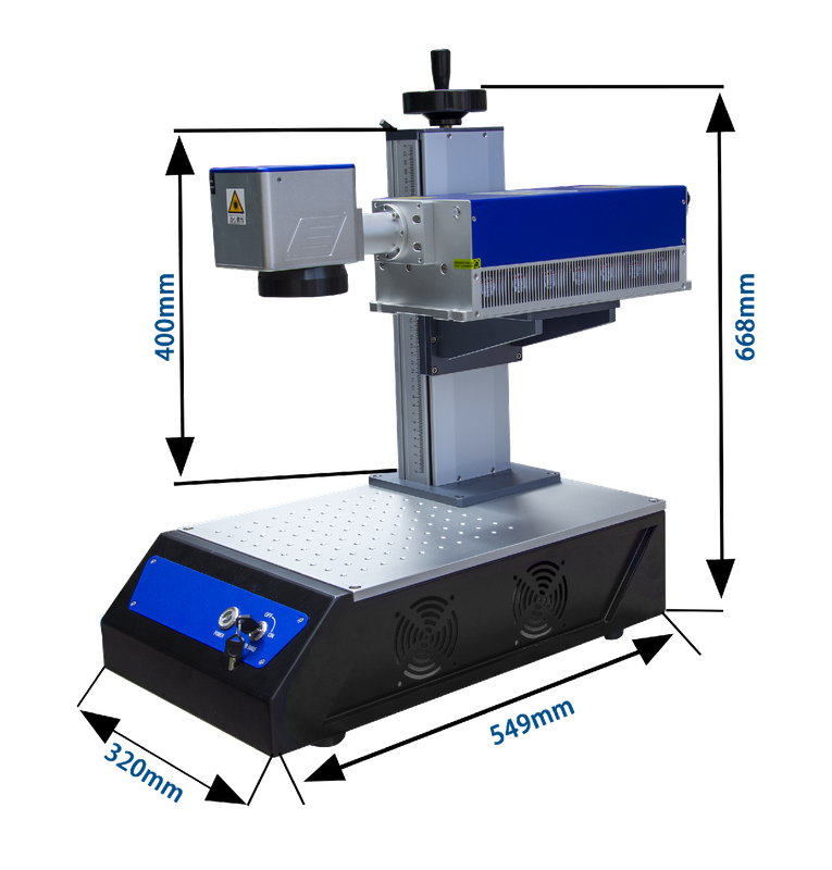 ARGUS Easy To Operate Small Size Portable UV Laser Marking Machine Splitting Type