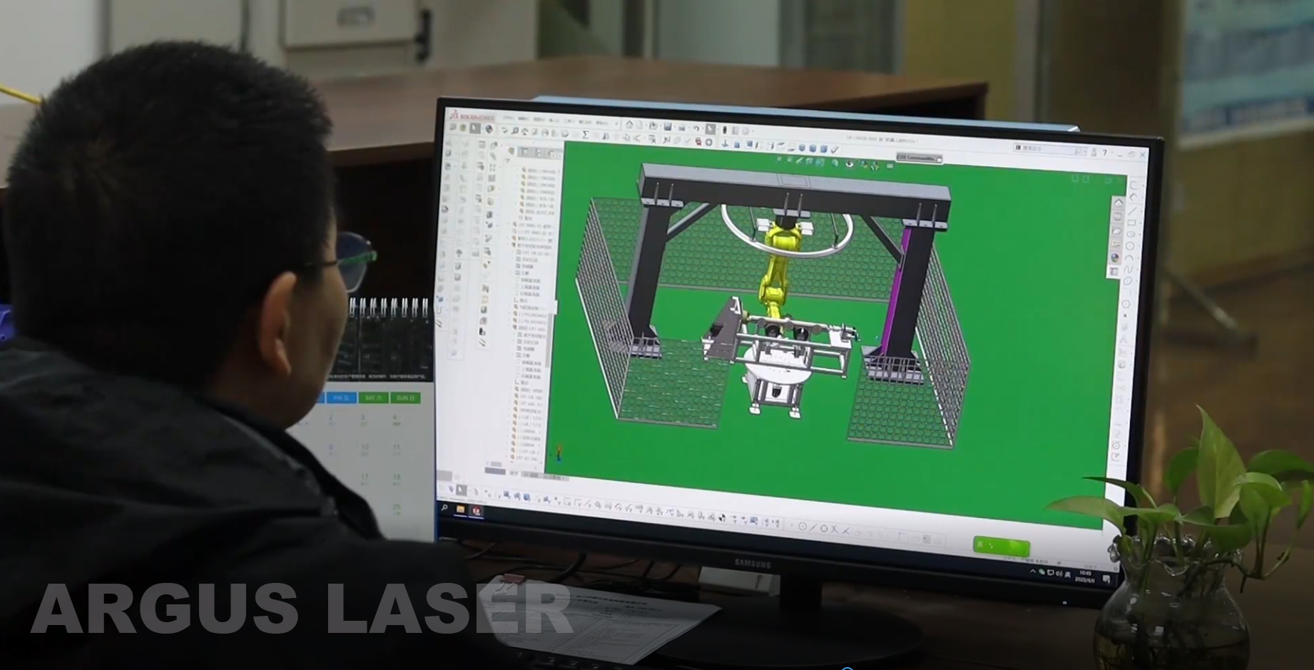 ARGUS LASER Metal Laser cutter R&D Team