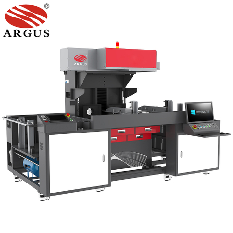 ARGUS 3D Galvo CO2 Automatic Feeding Laser Machine For Pop Up Wedding Invitation Paper Card Cutter SCM2000 with CCD