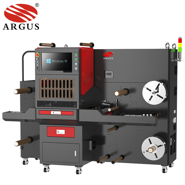 ARGUS Automatic Laser Die-Cutting Machine 250W for Sticker Equipped with Feeding And Reeling Functions SCM2000
