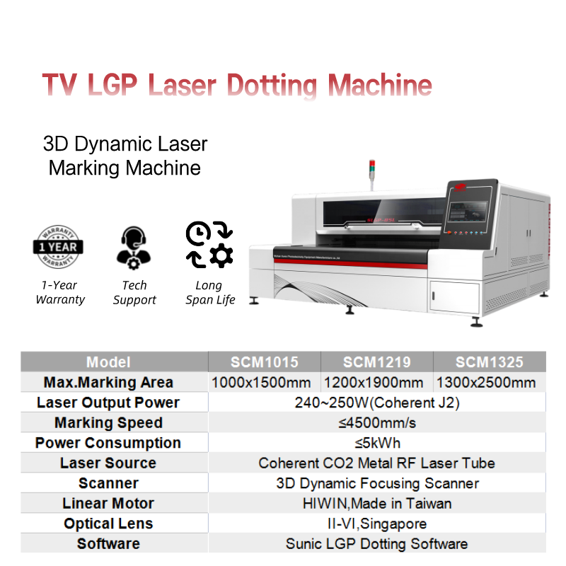 ARGUS SCM1219 Big Size Argus Laser Cutting Machine TV LGP Laser Dotting Machine for LED Light Panel Advertising Industry