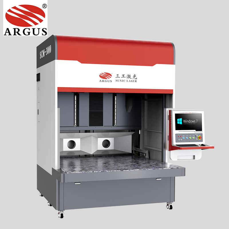 ARGUS High Speed Scanner CO2 Laser Printing Denim Jeans Laser Marking Machine with RF Metal Tube