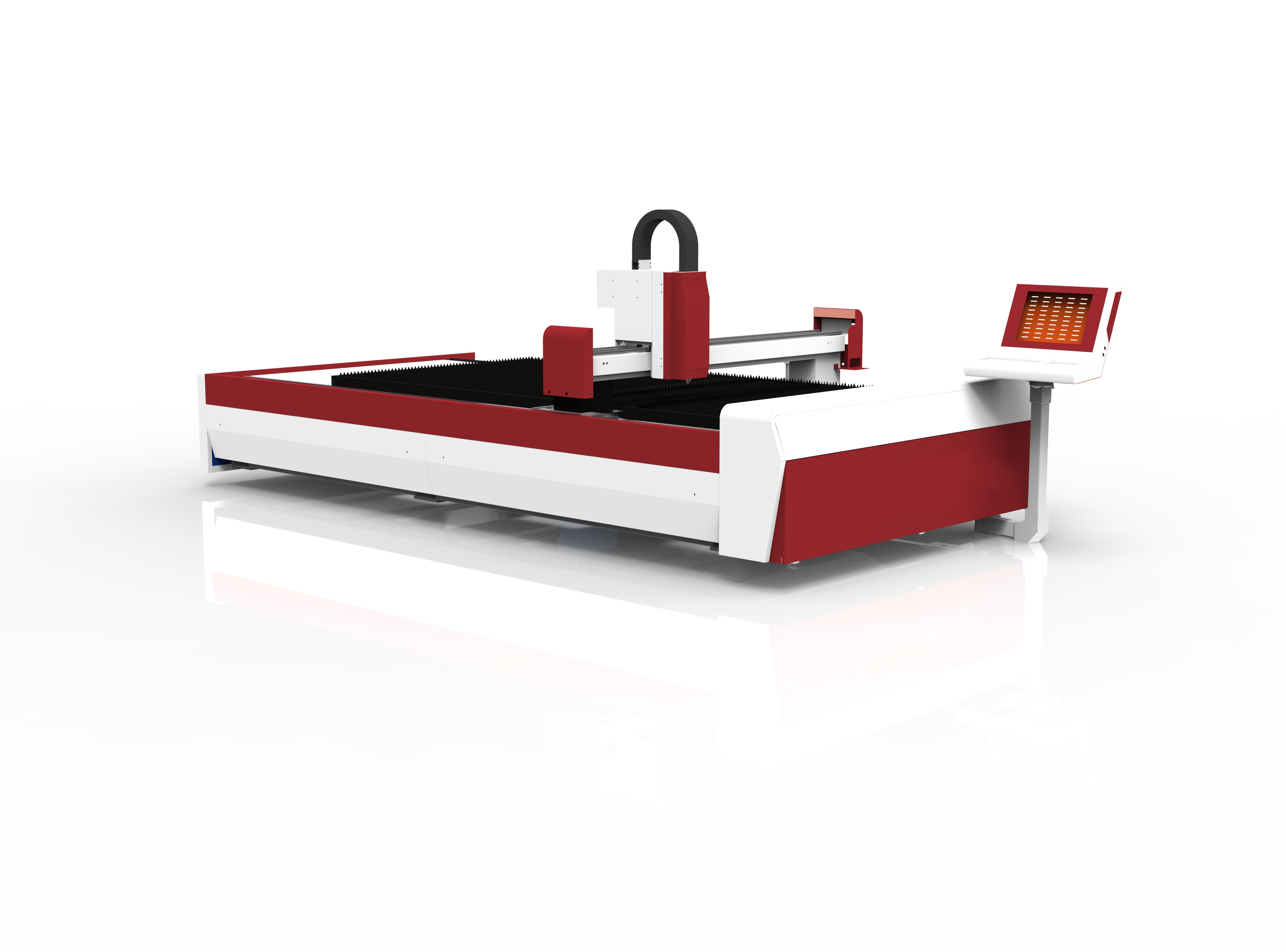 6000w Metal sheet plate Fiber Laser Cutting Machine