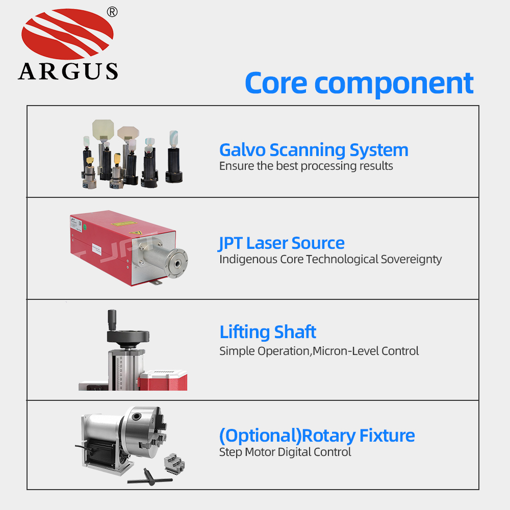 ARGUS 5W 3D Portable UV Laser Marking Machine DIY Mini UV Engraver Cutter Plastic Metal Glass Bottle PBC