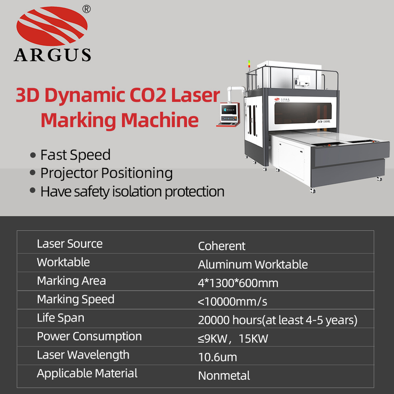 ARGUS Jeans garment laser engraving machine- Argus Co2 Laser Marking Machine manufacturer