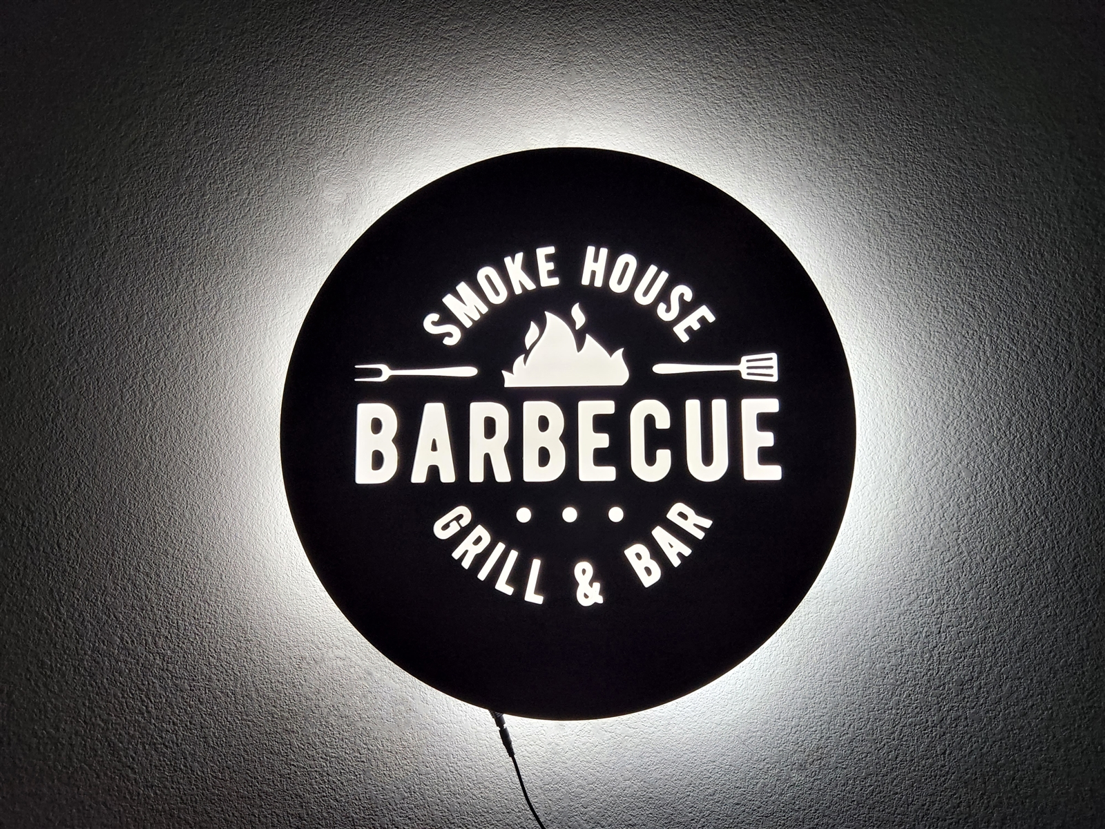 Custom signage laser engraving