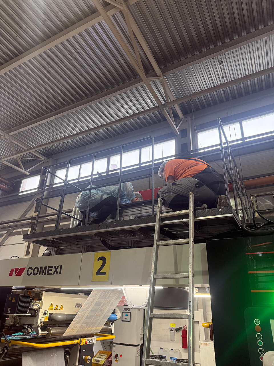 Placement of packaging materials