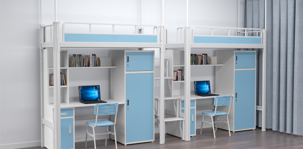 Bunk bed frame tube cutting