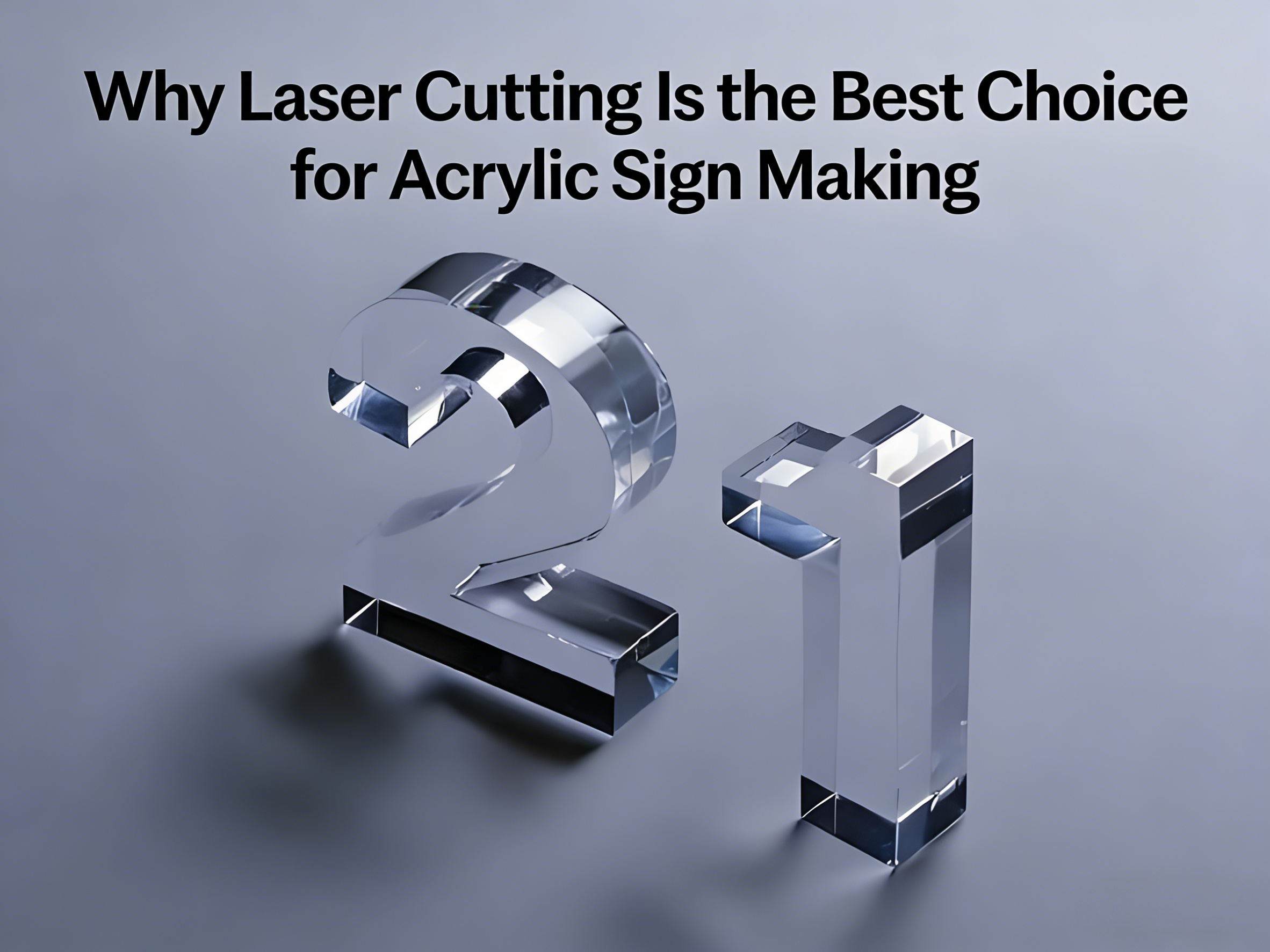 Why Laser Cutting Is the Best Choice for Acrylic Sign Making