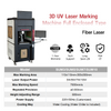 ARGUS 30w 3D UV Laser Marking Machine Full Enclosed Type for Glass Iphone with Computer