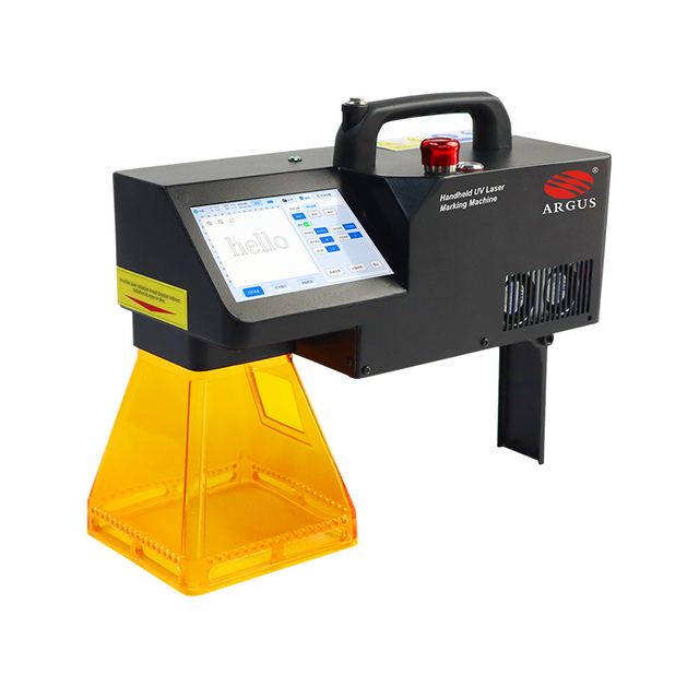 ARGUS 5W UV Marker Printer Handheld Laser Marking Machine for Sunglass Ceramic Plastic Laser Engraving Printing