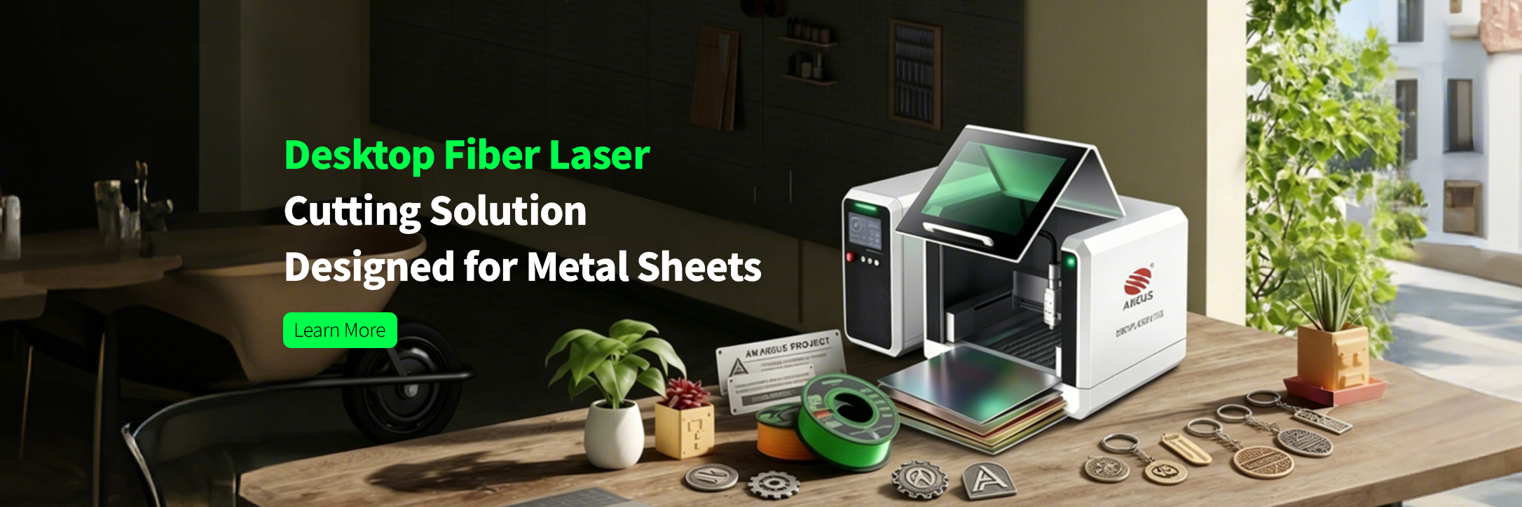 Desktop Fiber Laser Cutting Solution Designed for Metal Sheets