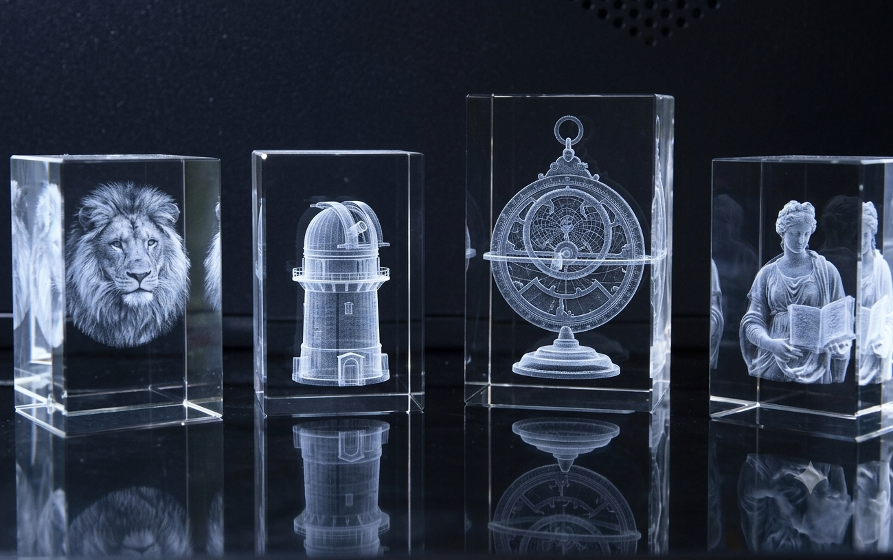 Crystal 3D Inner Engraving
