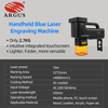 ARGUS Mini 2.7KG Handheld Blue Light Laser Engraver for Wood Leather Laser Marking Machine Touchsreen