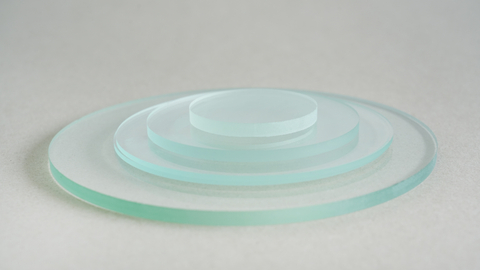 Optical lens glass laser cutting