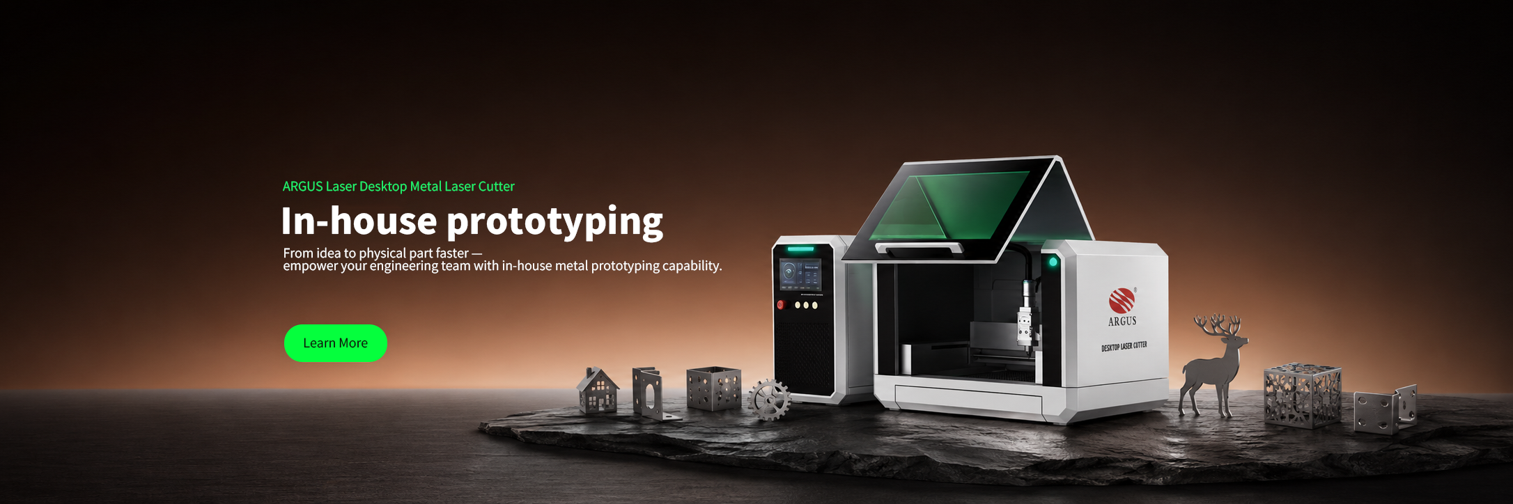 Bring Metal Prototyping In-House With Desktop Fiber Laser Cutter