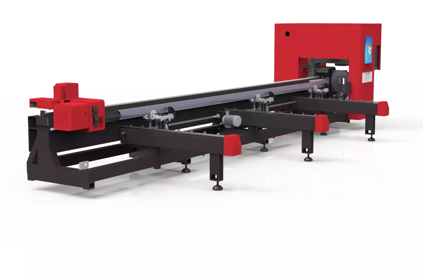 Semi-automatic Feeding Tube Laser Cutting Machine