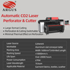 Automatic Cap Panel Fabric Laser Perforation & Cutting Machine 1600mm Large Format