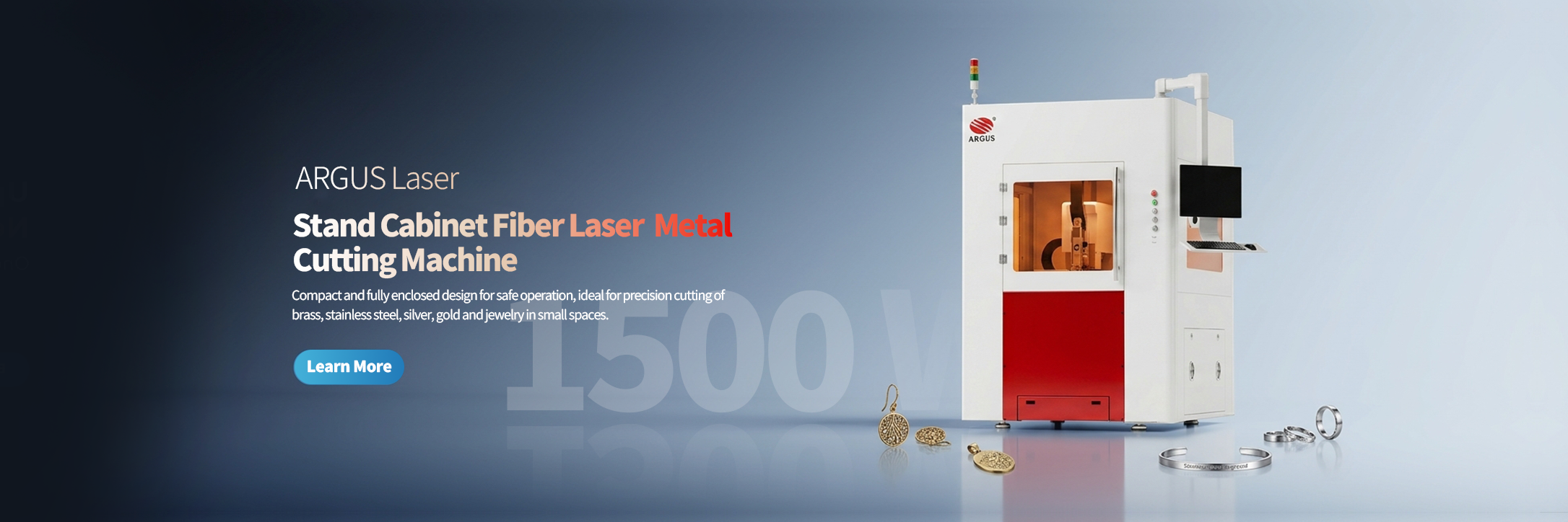ARGUS Laser Fully Enclosed Stand Cabinet Fiber Laser Metal Cutting Machine