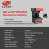 ARGUS Laser Perforation Marking Machine Sportswear Clothing CO2 Laser Marking Machine