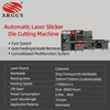 ARGUS Automatic Laser Die-Cutting Machine 250W for Sticker Equipped with Feeding And Reeling Functions SCM2000