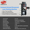 ARGUS Enclosed 30w Infrared Picosecond Laser Marking System for Mirror-finished Stainless Steel Laser Coloring Marking Blackening 