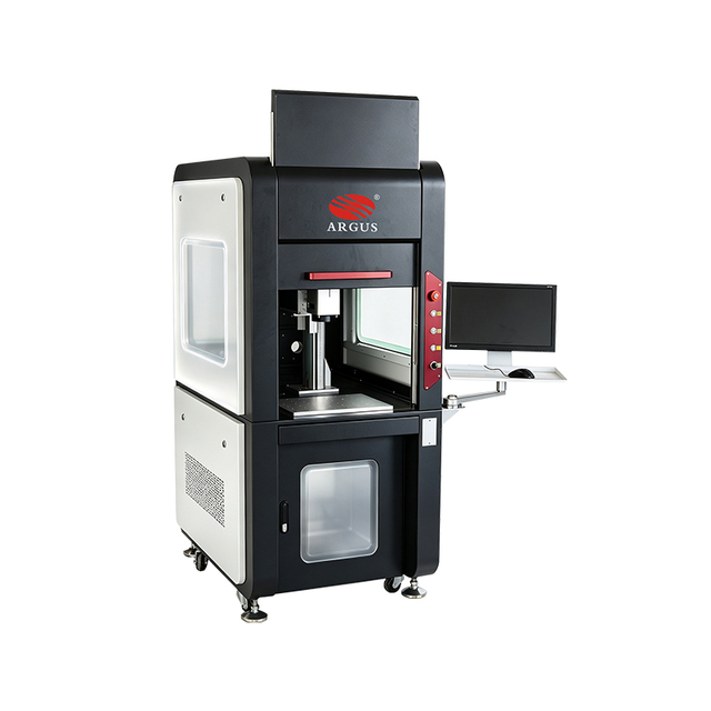 ARGUS Enclosed 30w Infrared Picosecond Laser Marking System for Mirror-finished Stainless Steel Laser Coloring Marking Blackening 